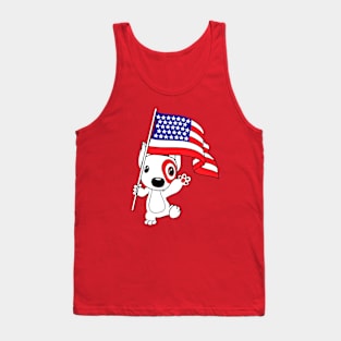 American Flag Bullseye Team Member Tank Top